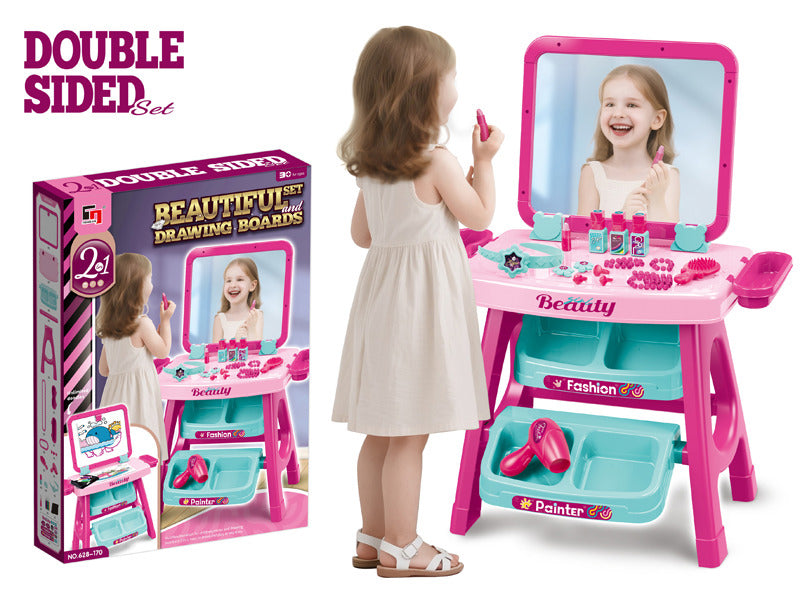 2IN1 DRAWING BOARD SET W/MAKE UP SET CN31