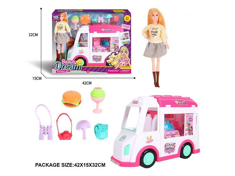 FASHION DOLL + CAR CN31