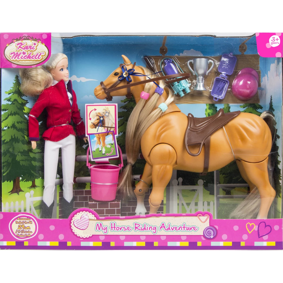Juniors My Horse Riding Adventure Fashion Doll Playset.