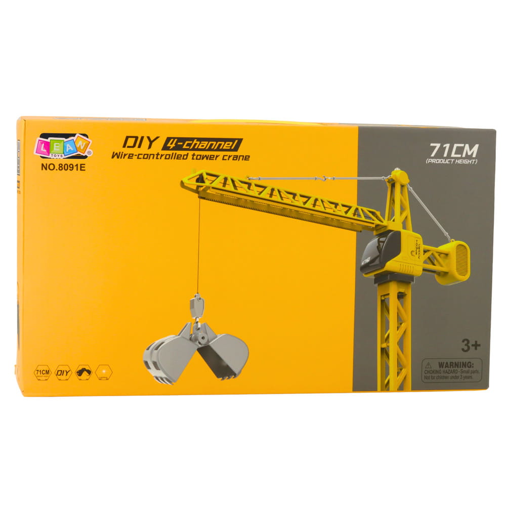 4-channel DIY wire-controlled toy tower crane