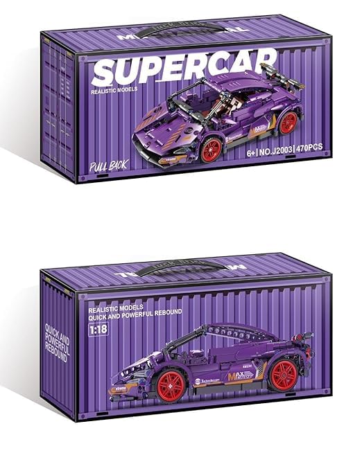 Racing Car Building Block Set