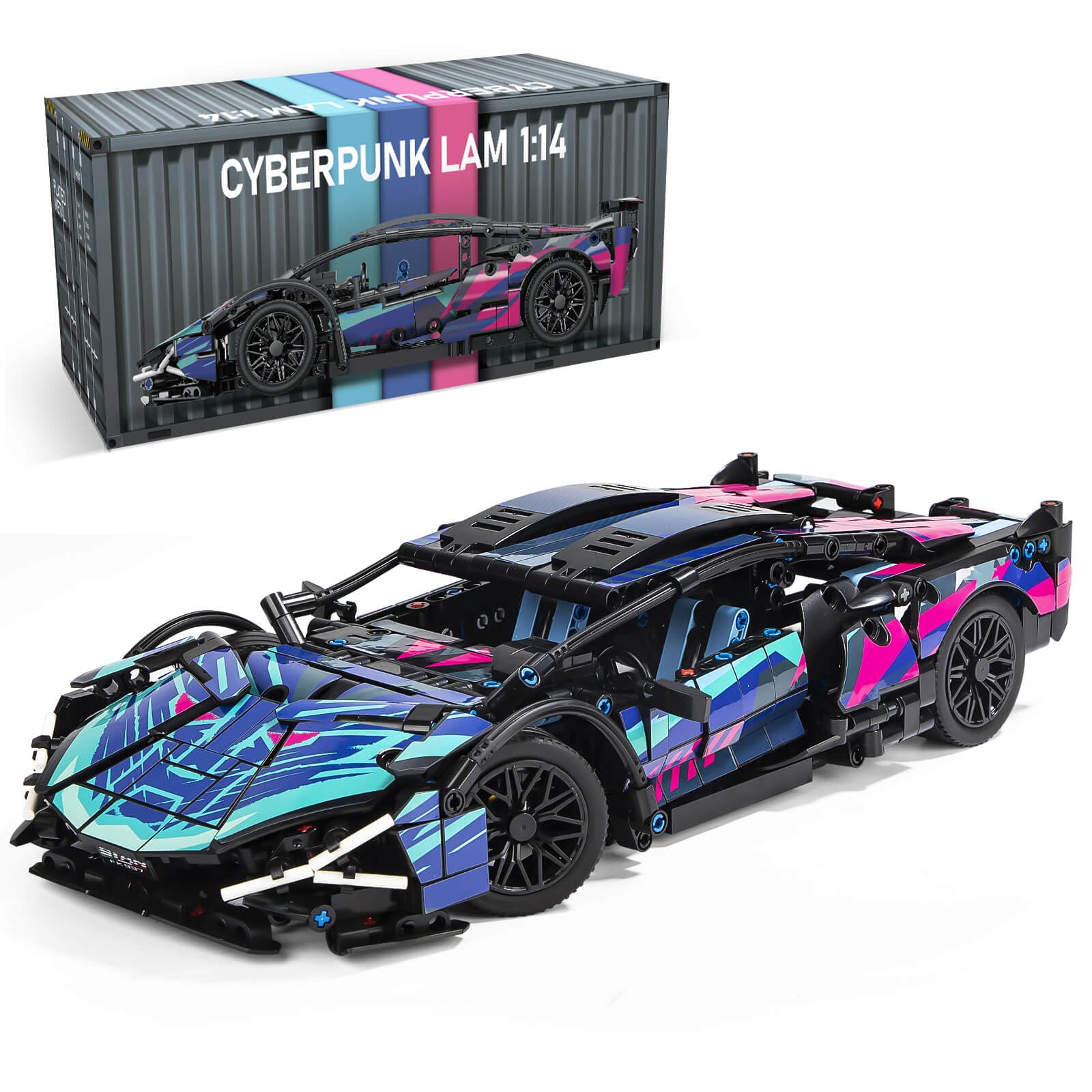 Hypercar Building Block Set