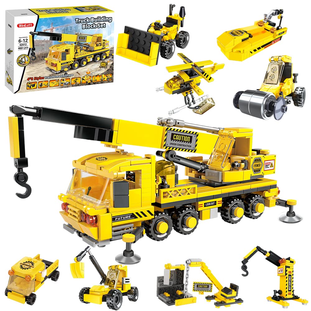 Construction Workers building block set