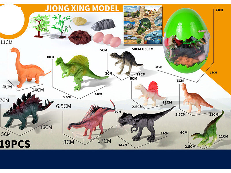 DINOSAUR SET 19 PCS CN30