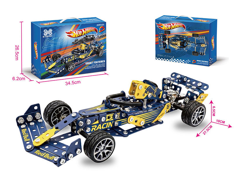 DIE-CAST ASSEMBLE CAR BLUE CN31