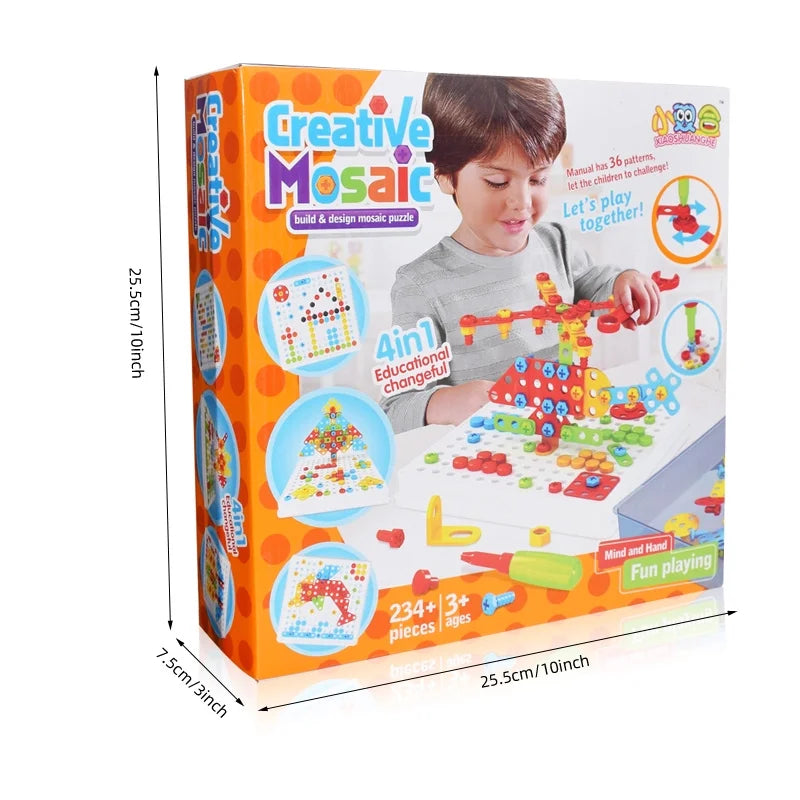 Creative Mosaic Puzzle Toy Set