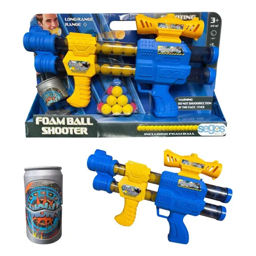 Pump-Powered Foam Ball Shooter