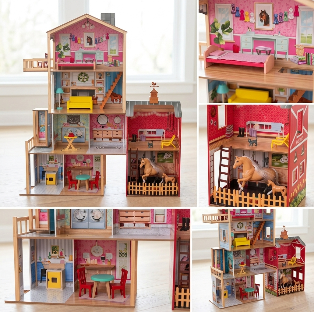 WOODEN DOLLHOUSE