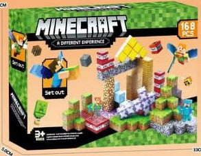 MINECRAFT MAGNETS 168PCS