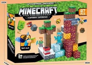 MINECRAFT MAGNETS 87PCS
