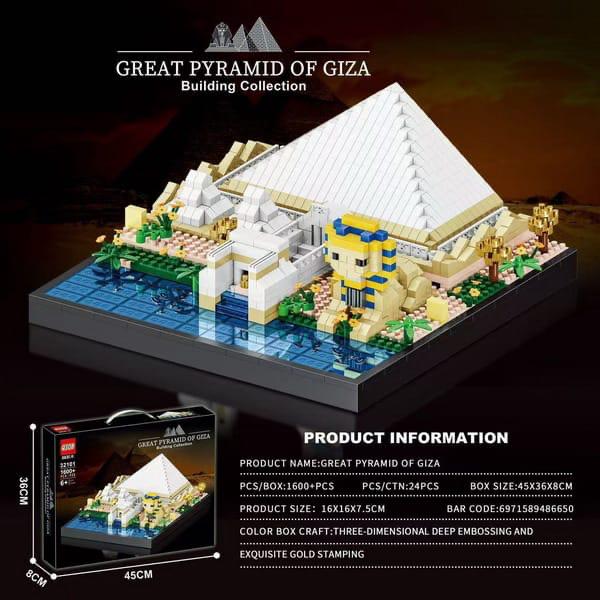 THE GREAT PYRAMID OF GIZA LEGO SET