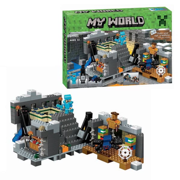 MINECRFAT LEGO END PORTAL SET