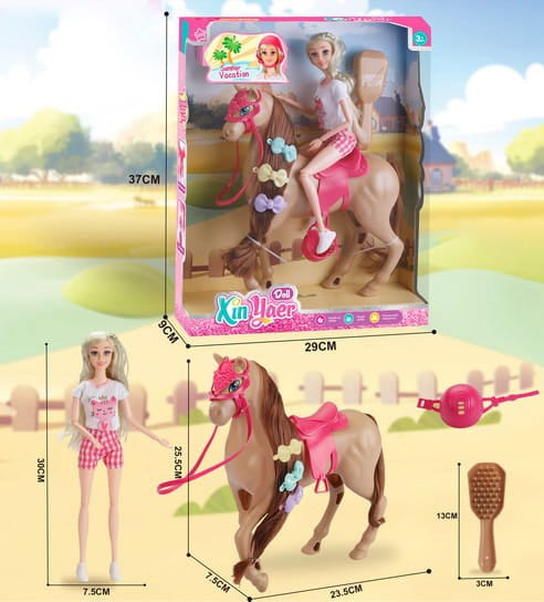 BARBIE + HORSE