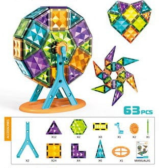MAGNETS SET 63PCS