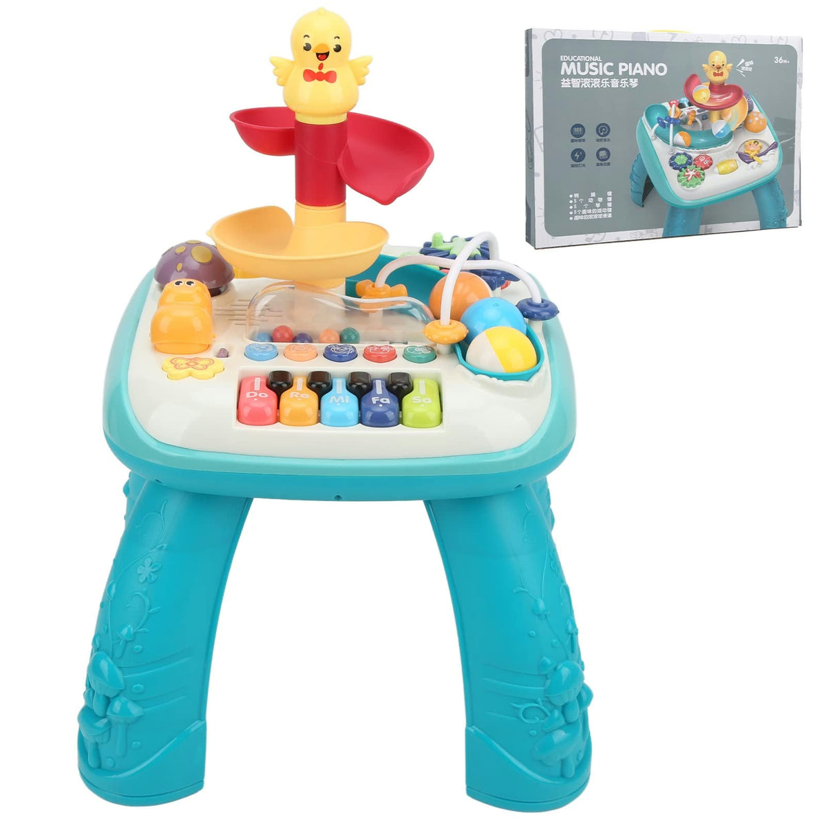 Educational Music Piano Activity Table