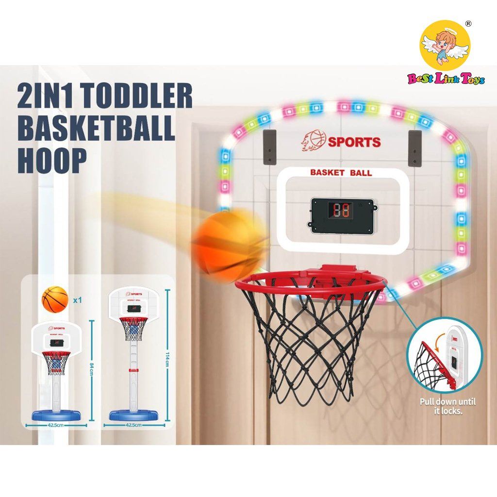 2in1 toddler basketball