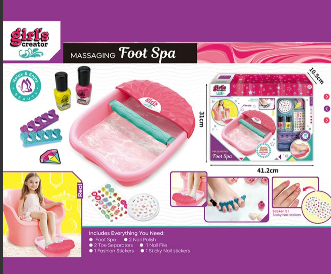 🌸 Girl’s Creator Massaging Foot Spa
