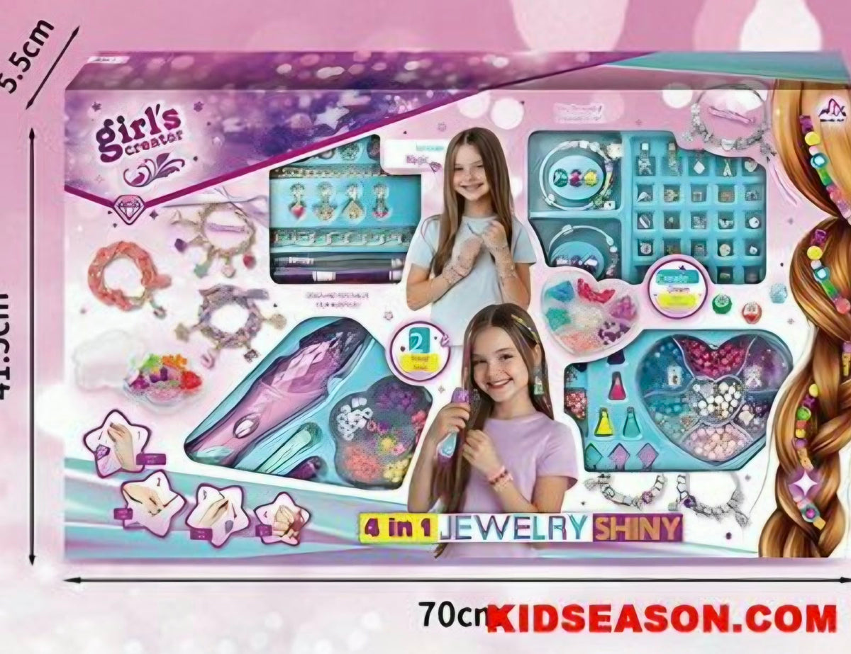 Girl’s Creator 4 in 1 Shiny Jewelry Set