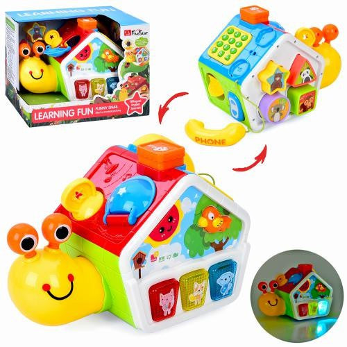 SNAIL HOUSE W LIGHT MUSIC CN27