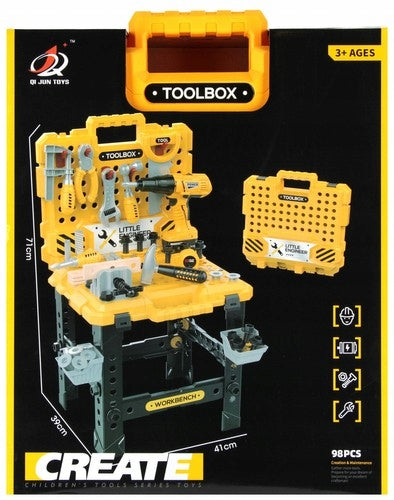 98-Piece Children's Workbench Set