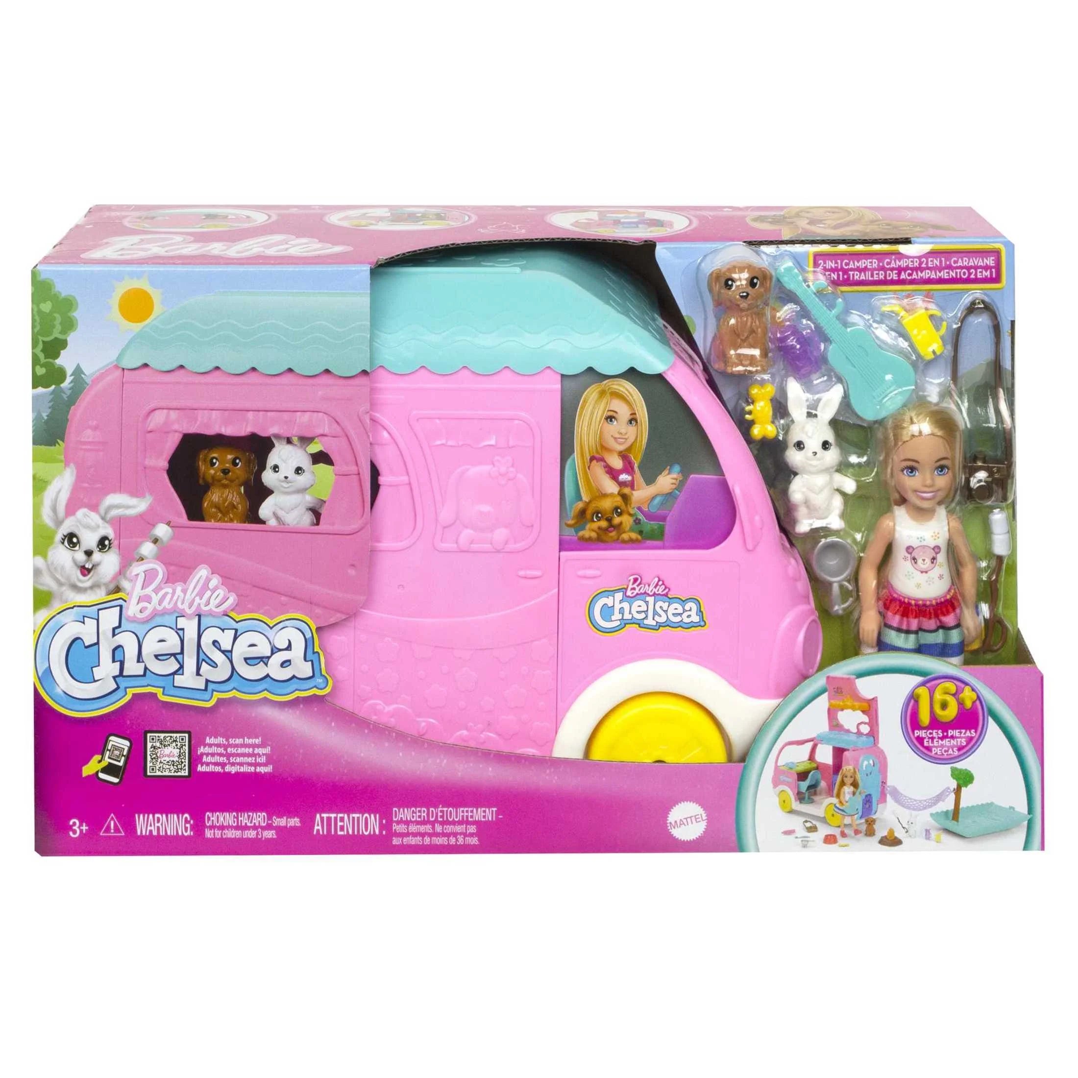 Barbie 2 in 1 Camper Chelsea Set