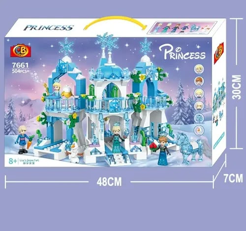 frozen castle lego