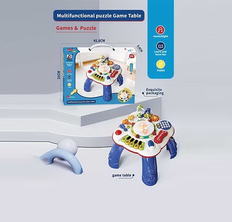 Multifunctional Puzzle Game Table