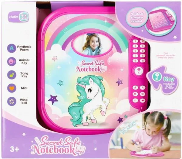 Secret Safe Unicorn Notebook