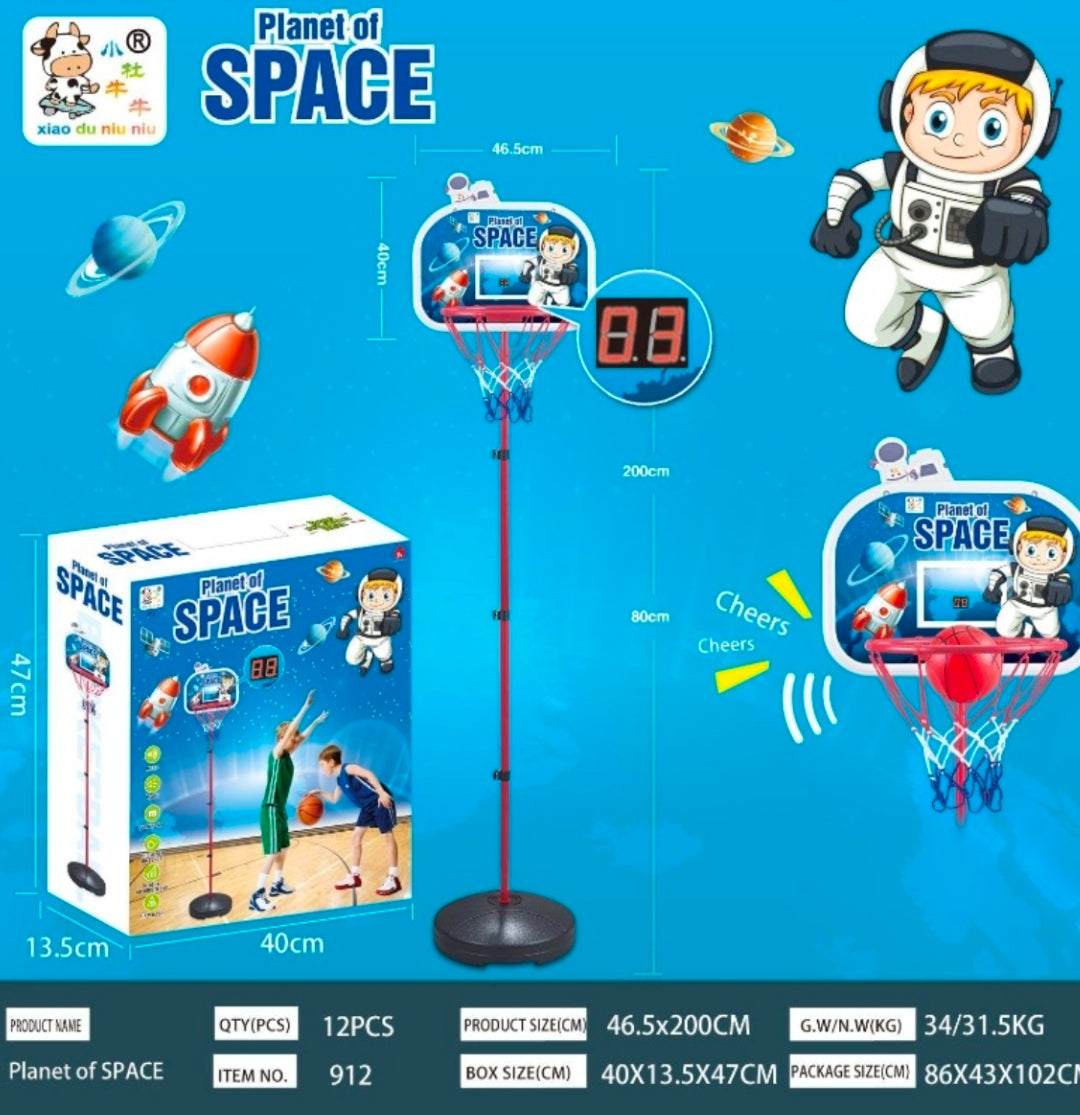 basketball  set planet of space